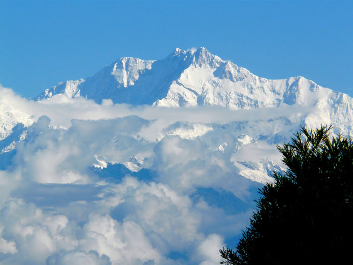 Kangchenjunga mountain - highest peaks in India