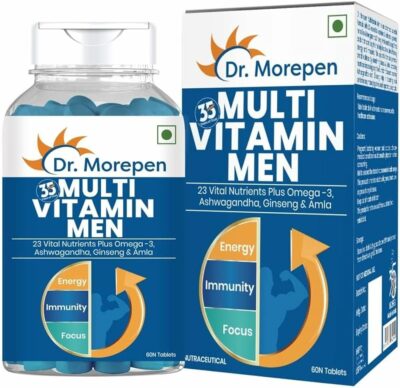 Dr. Morepen Multivitamins for Men With Omega 3 & Herbs