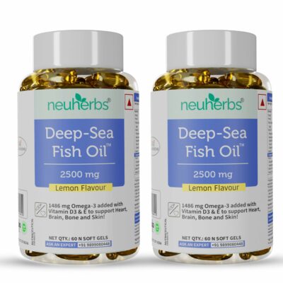 Neuherbs Deep Sea Omega 3 Fish Oil Capsules