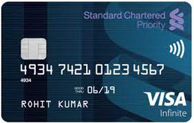 Standard Chartered Priority Visa Infinite Credit Card