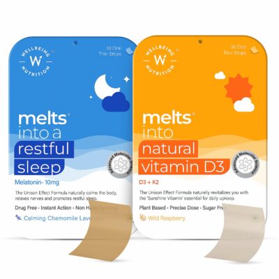 Wellbeing Nutrition Melts Natural Vitamin D3 Strips