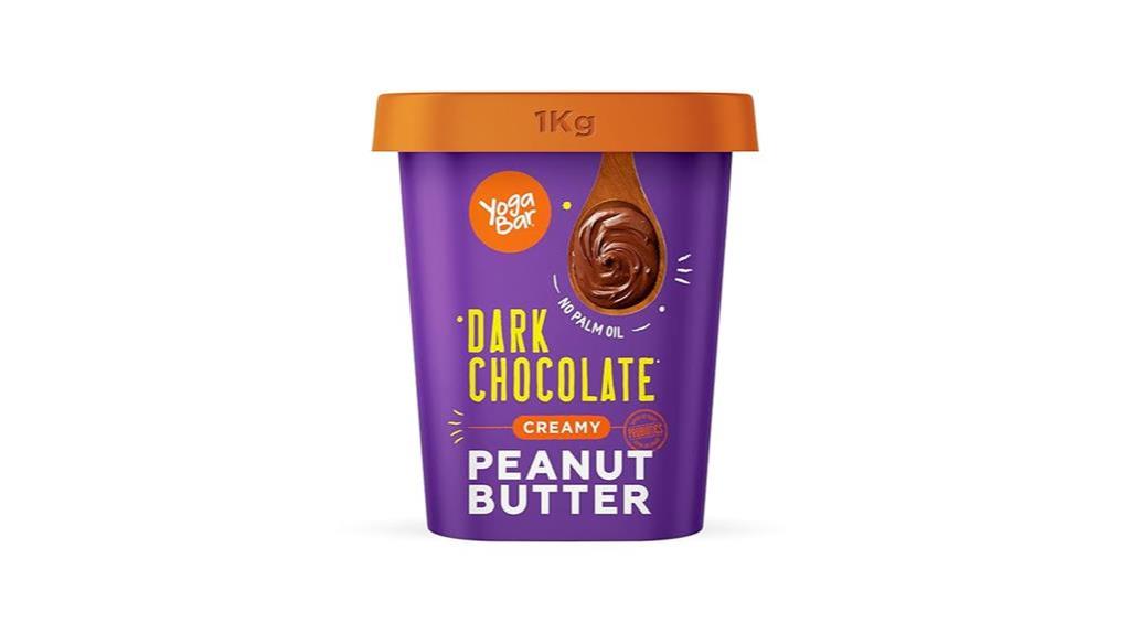 creamy peanut butter dark chocolate