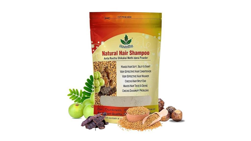 herbal hair shampoo with natural ingredients
