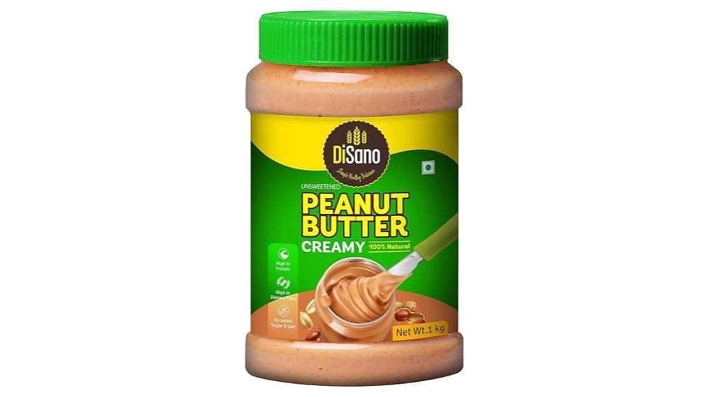 high protein natural peanut butter