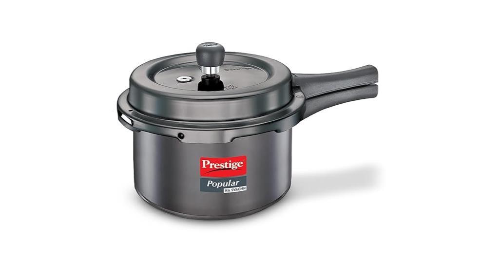 high quality hard anodised pressure cooker