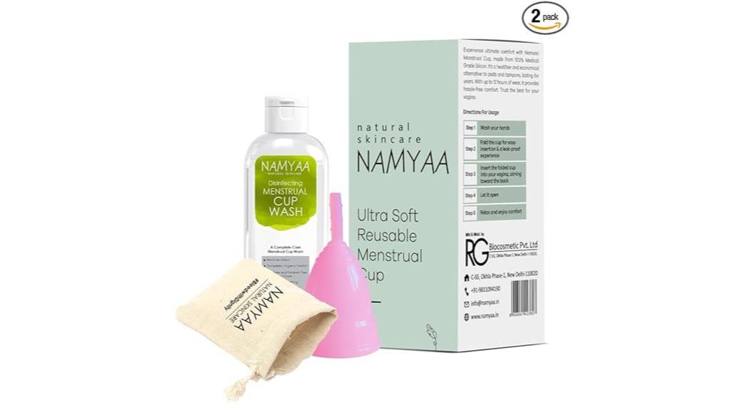 namyaa reusable menstrual cup