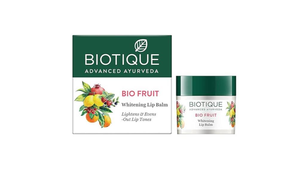 natural lip balm with fruit extracts