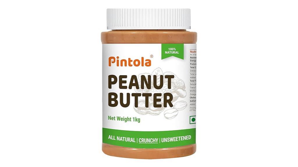 pintola unsweetened natural peanut butter