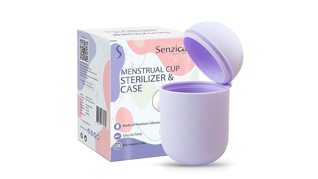 senziwash menstrual cup sterilizer