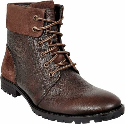 Allen Cooper Men’s Leather Brown Boots