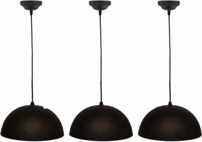 Homesake Metallic Black Home Decor Items Hanging Pendant Light