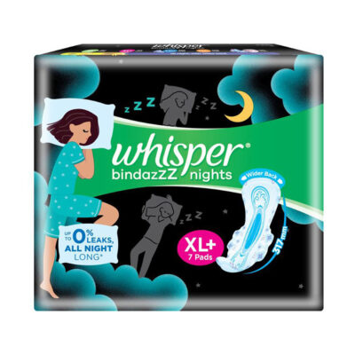 Whisper Bindazzz Night Sanitary Pads