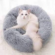 Zexsazone Round Soft Beds for Indoor Cats