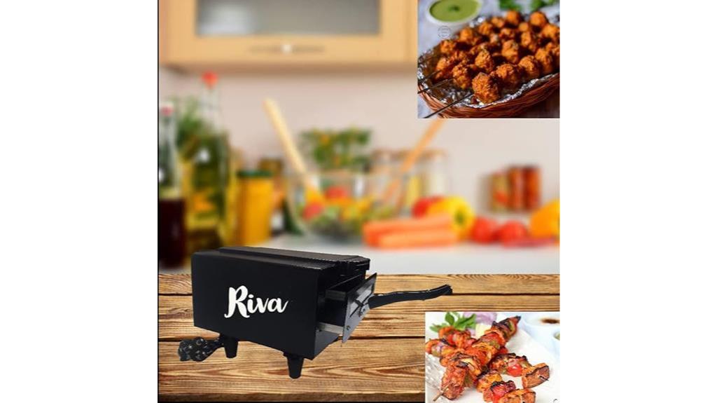 compact electric tandoor with accessories