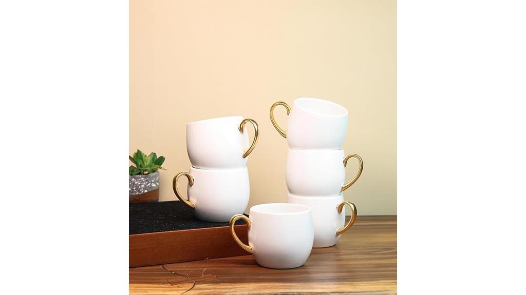 elegant porcelain tea cup