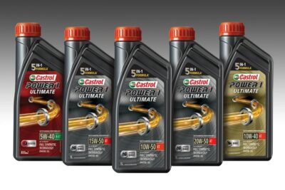 Castrol POWER1 ULTIMATE 10W-40 4T Full Synthetic Engine Oil for Bikes 1L