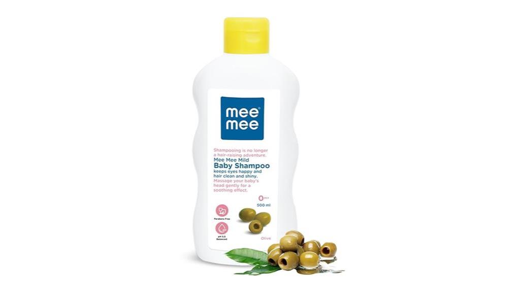 gentle baby shampoo with olive extracts