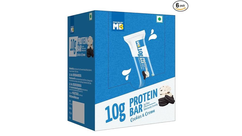 high protein cookies and cream