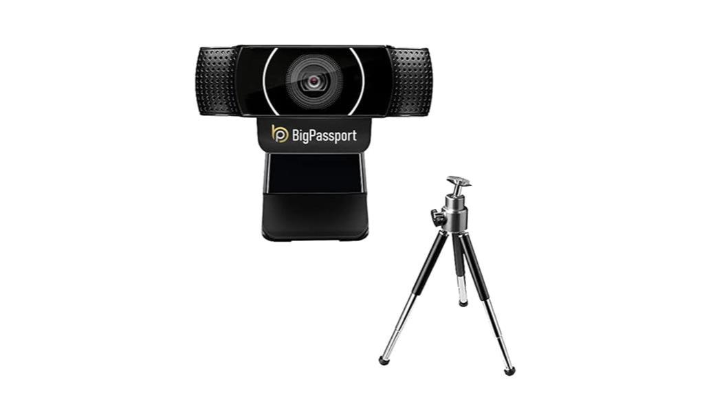 high quality webcam with tripod