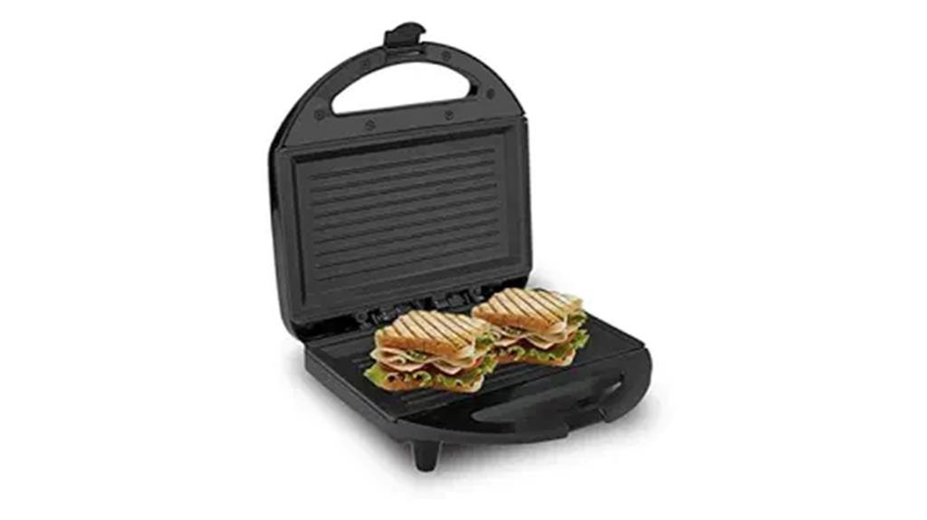 lifelong sandwich griller 750w non stick