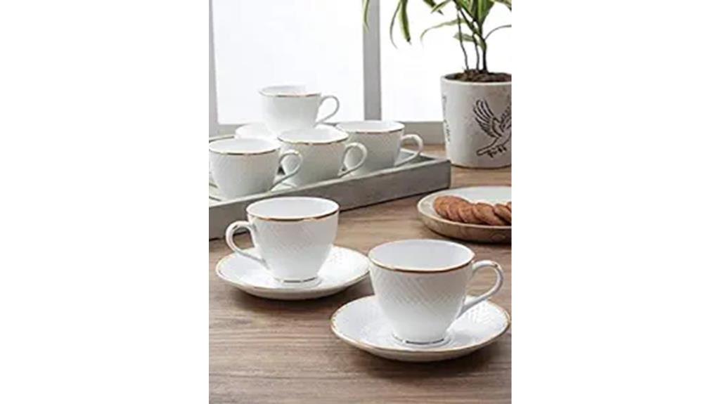 luxurious ceramic tea set