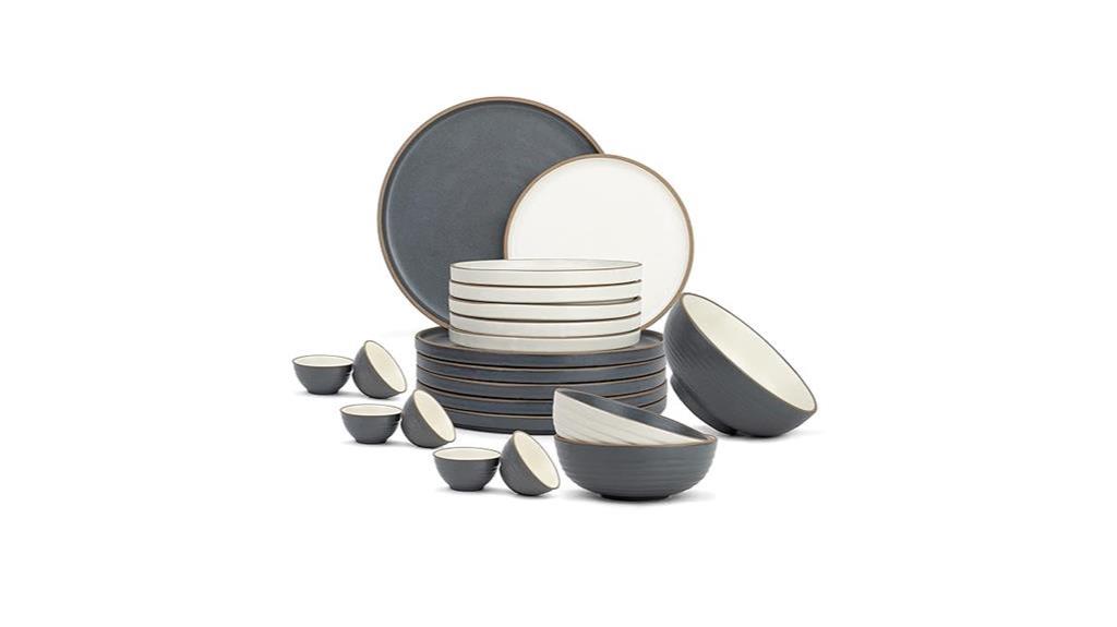 shay ceramic modern dinner set