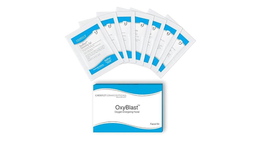 skincare kit with oxyblast and sensiglow