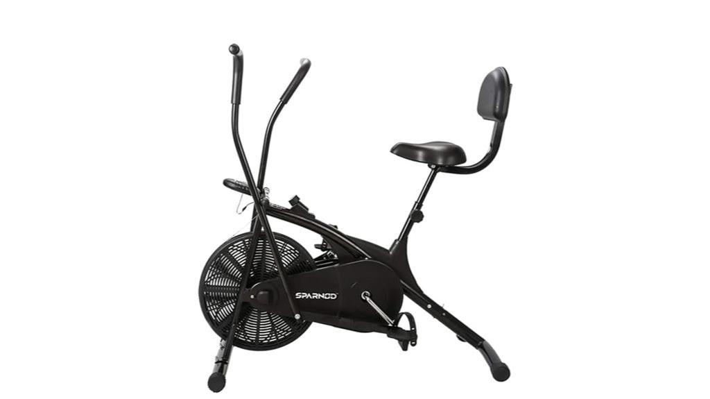 upright air bike for home gym